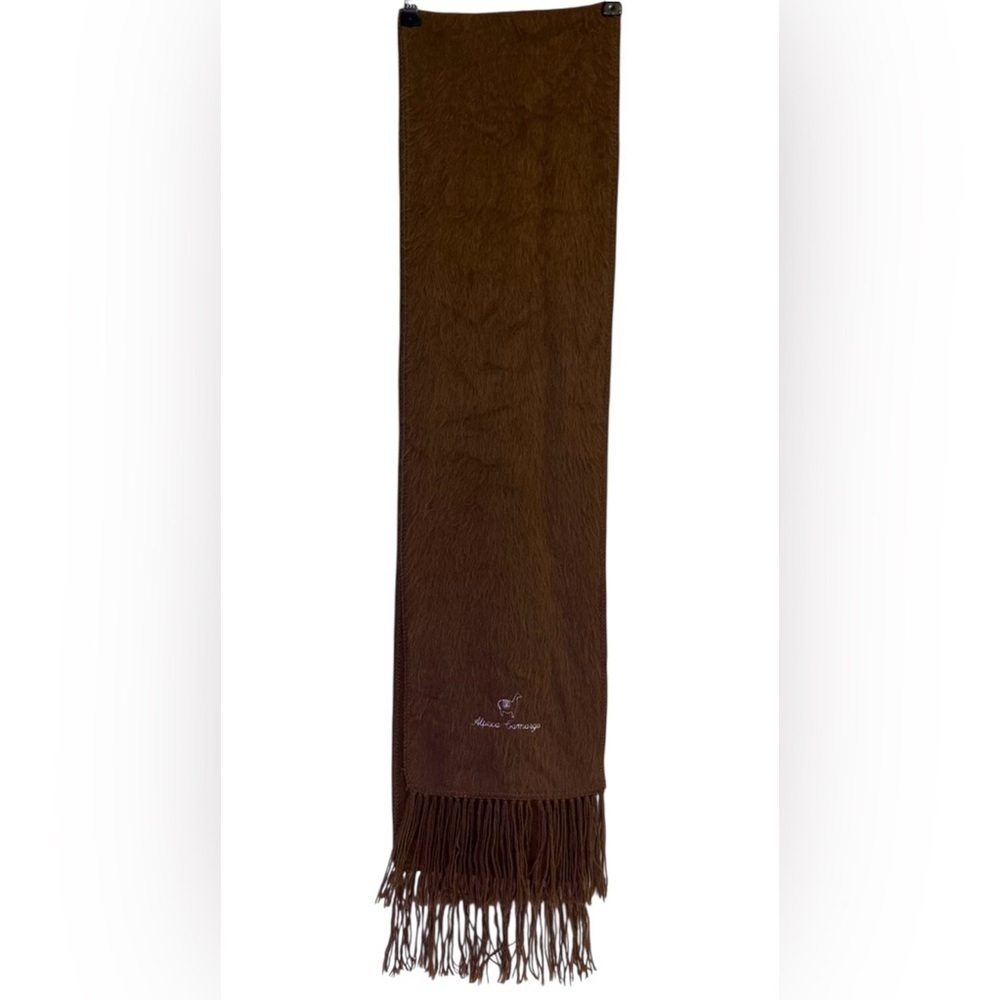 Alpaca Camaro Scarf One size Alpaca wool Brown
